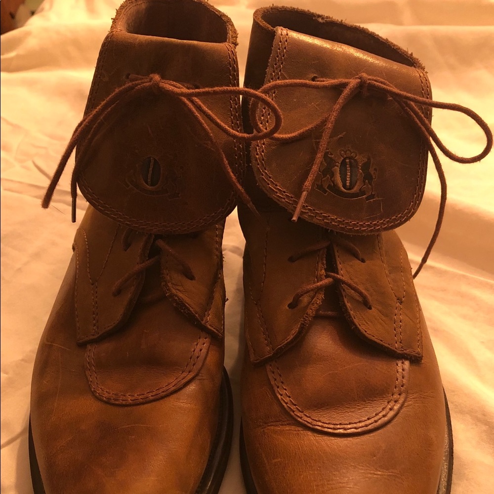Vintage  Pegabo Tan leather boots- never used